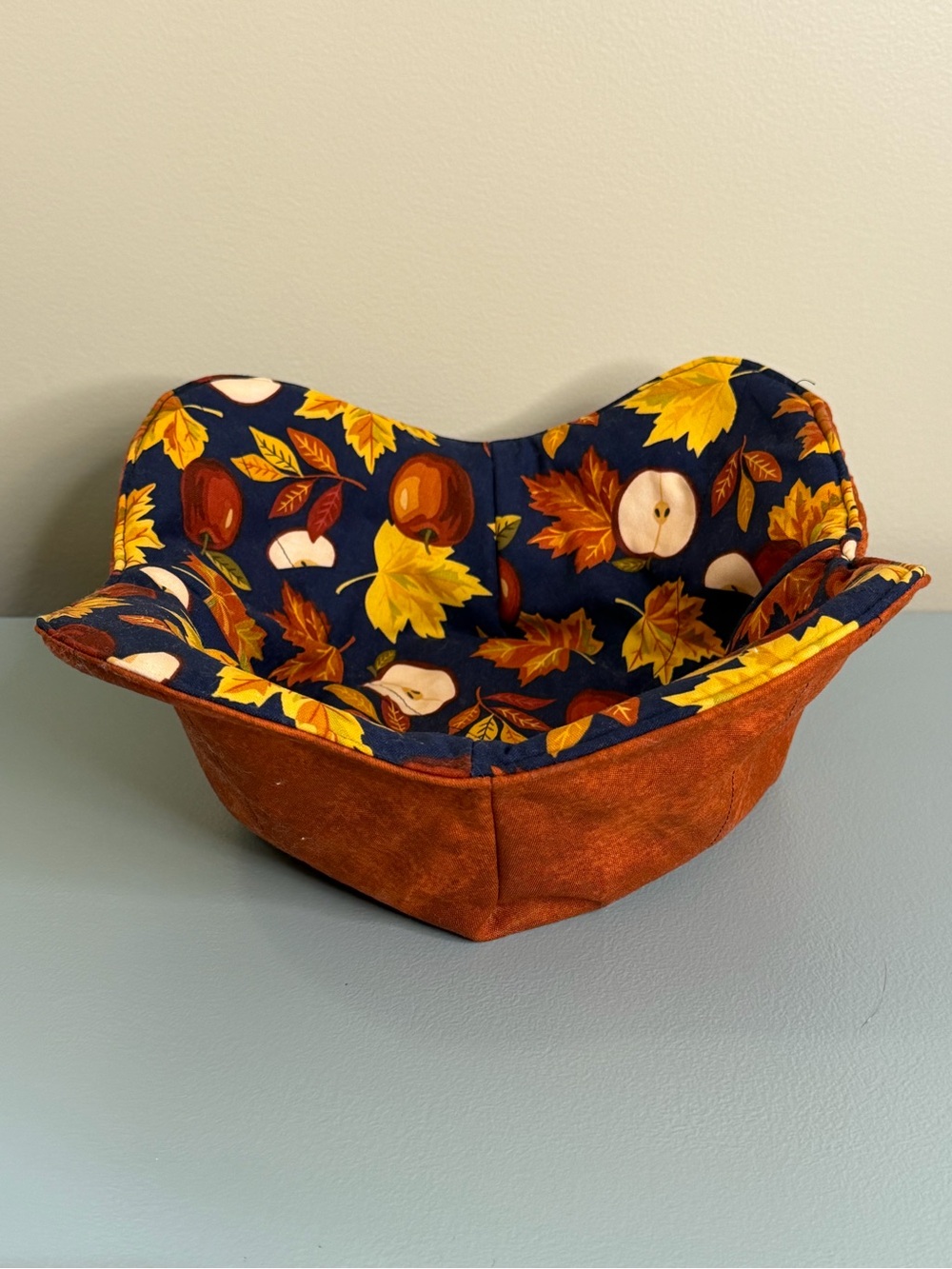 Hand Crafted Assorted 100% Cotton 11”x11” Bowl Coozie - Picture 2 of 13